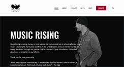 Desktop Screenshot of musicrising.com